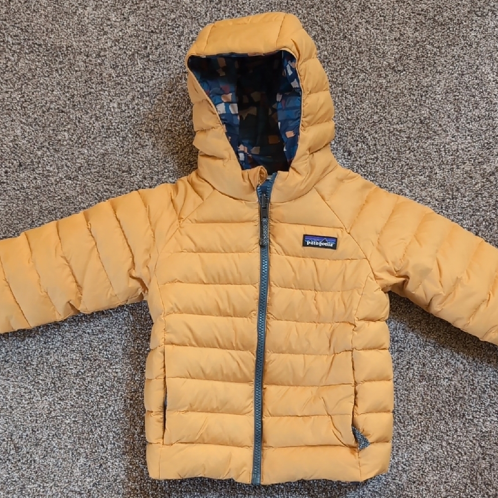 Patagonia Yellow Puffer Jacket